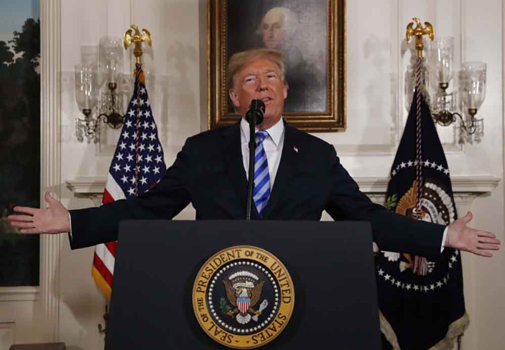red latina stl, red latina periodico, trump, ataquue, bomba, iran